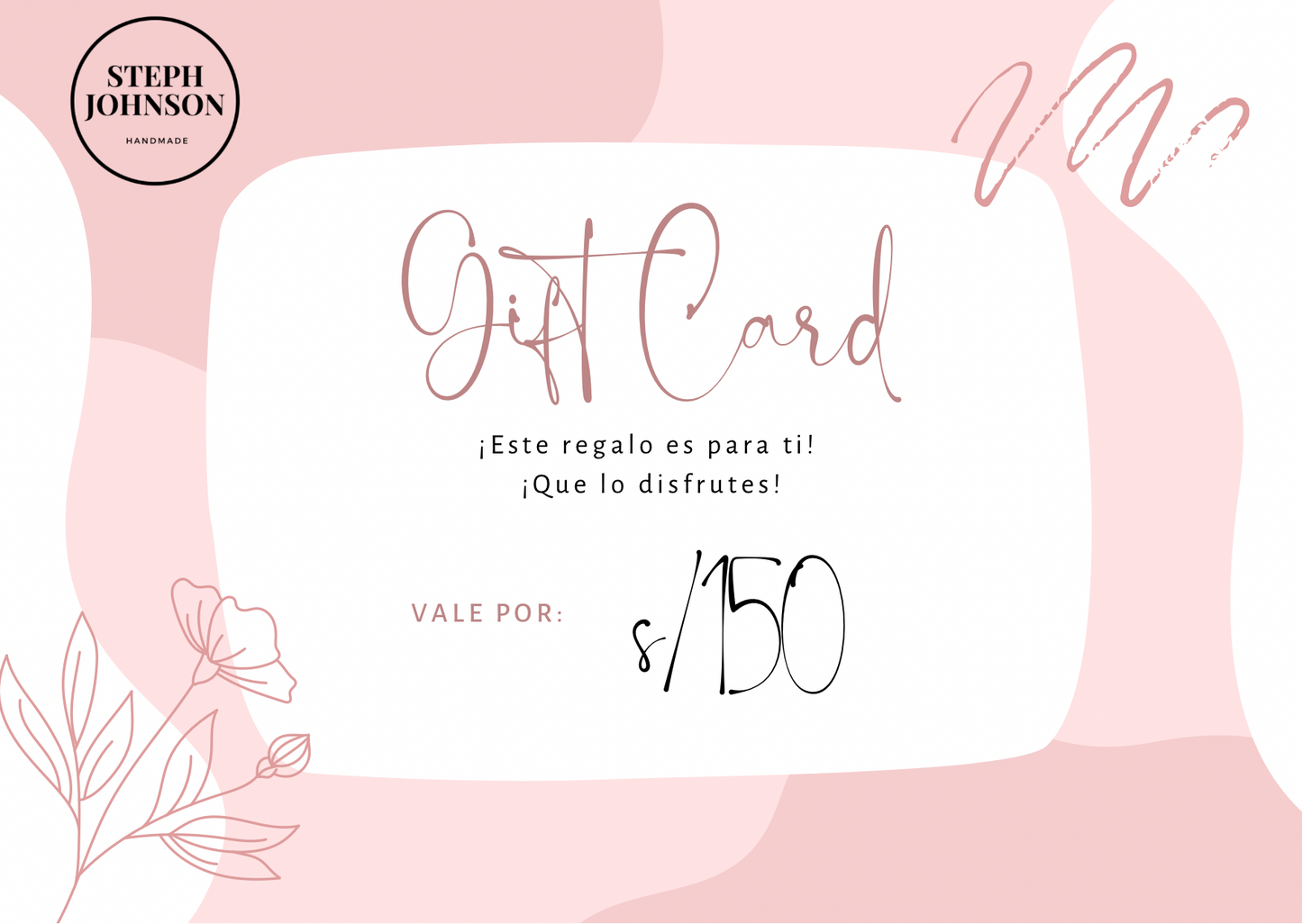 Giftcard Steph Johnson